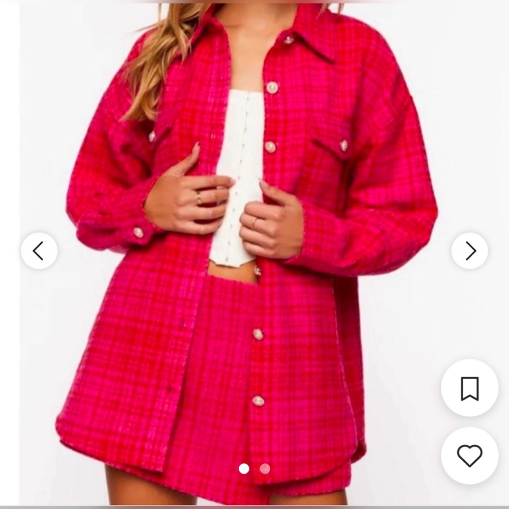 F21 Plaid Shacket ❤️
